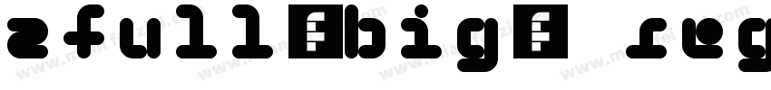 Zfull-BIG5 Regular字体转换